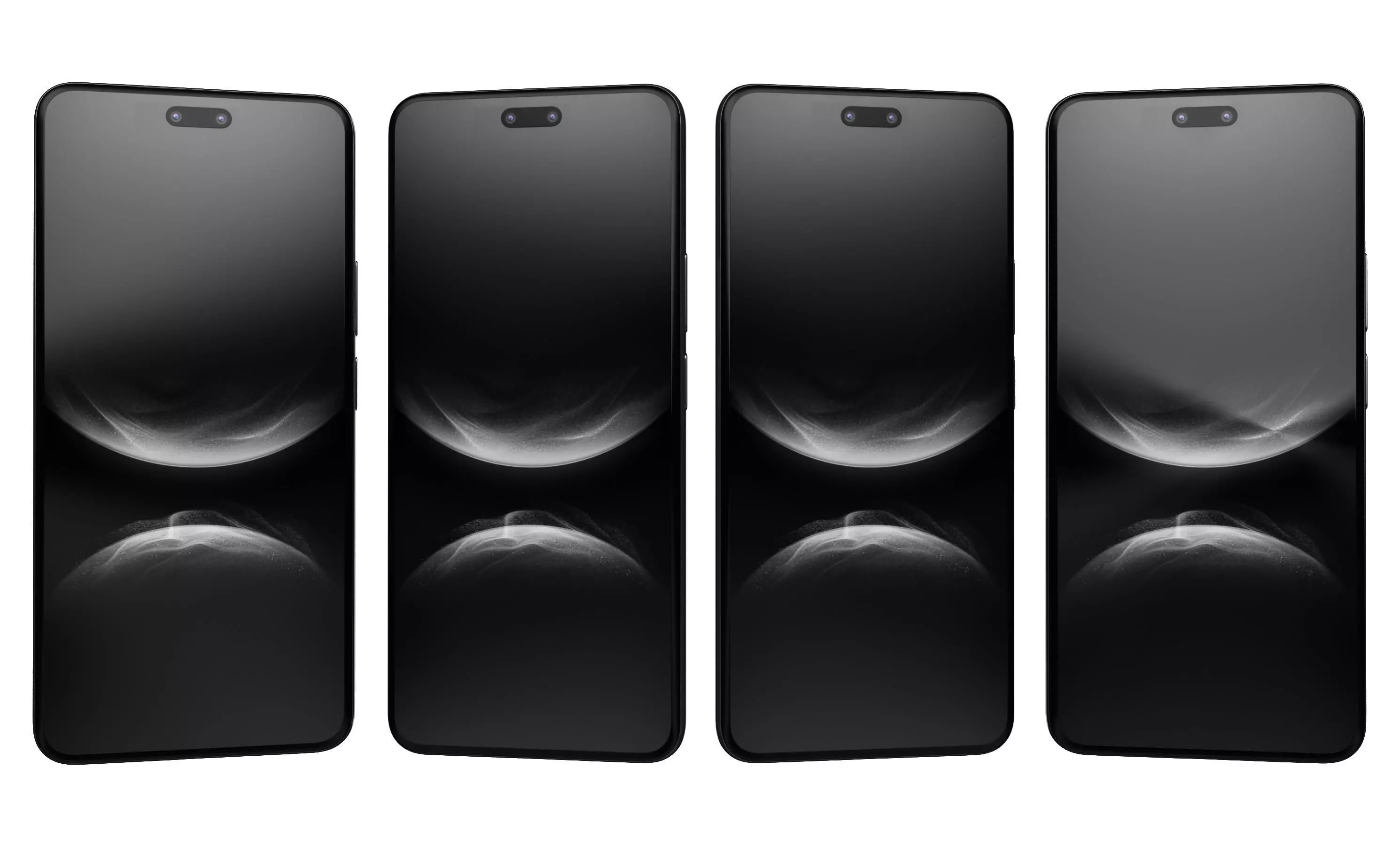 Huawei nova 14 Pro Feather Sand Black High Poly 3D model_10