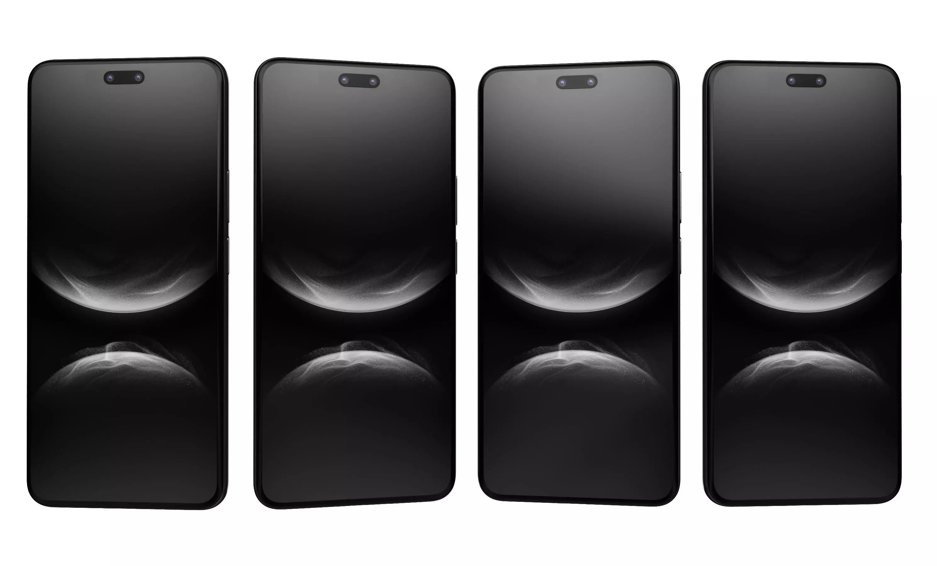 Huawei nova 14 Pro Feather Sand Black High Poly 3D model_28