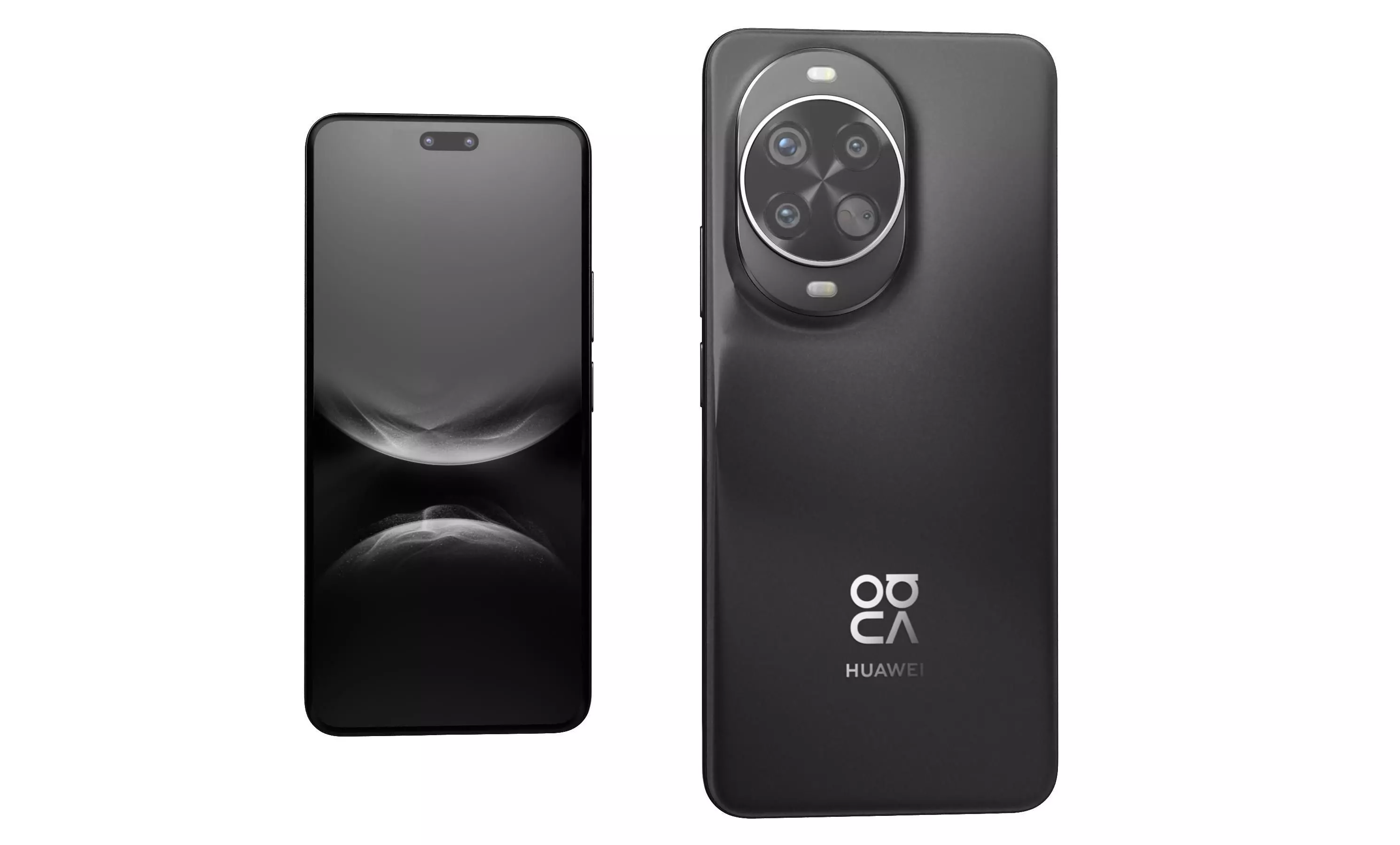 Huawei nova 14 Pro Feather Sand Black High Poly 3D model_1