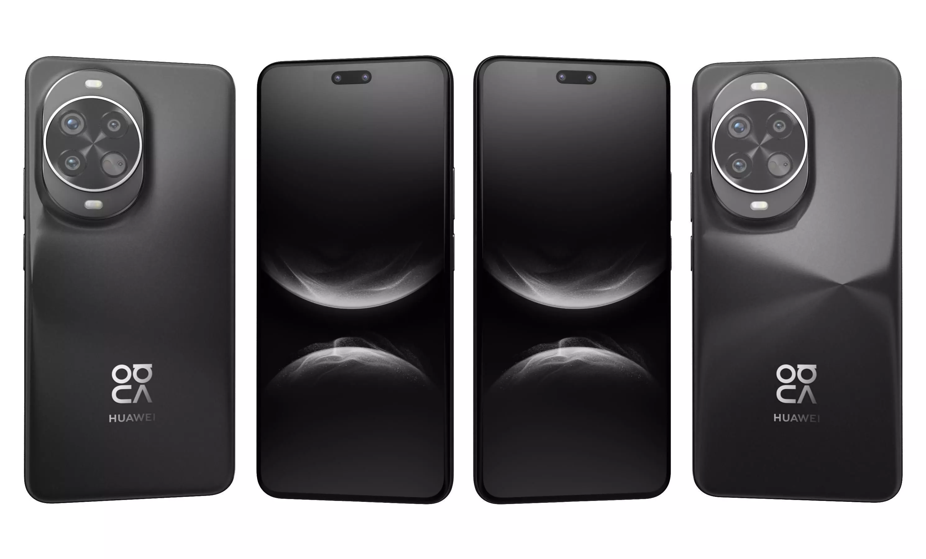 Huawei nova 14 Pro Feather Sand Black High Poly 3D model_0