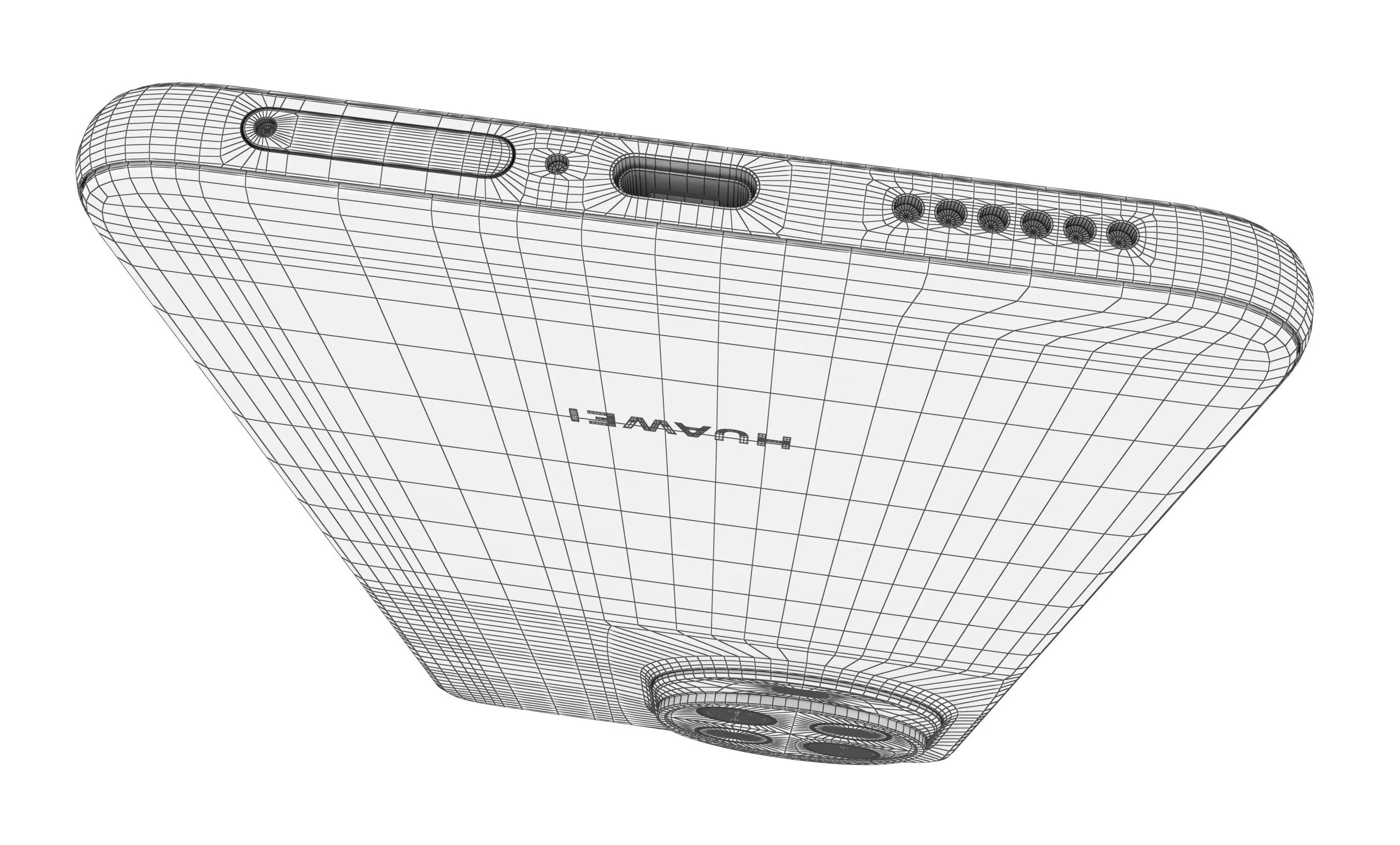 Huawei nova 14 Pro Frost White High Poly 3D model_15