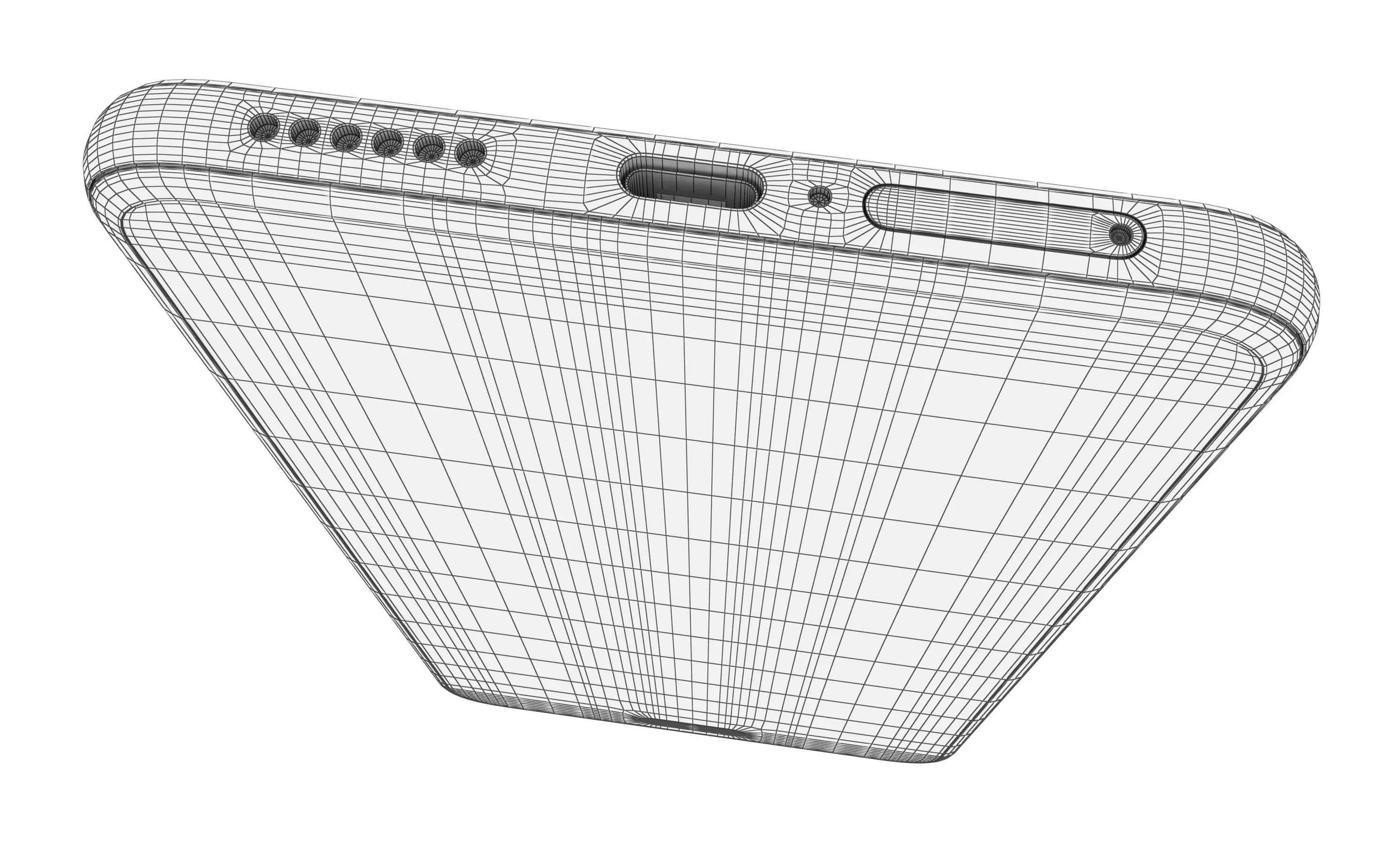 Huawei nova 14 Pro Frost White High Poly 3D model_14