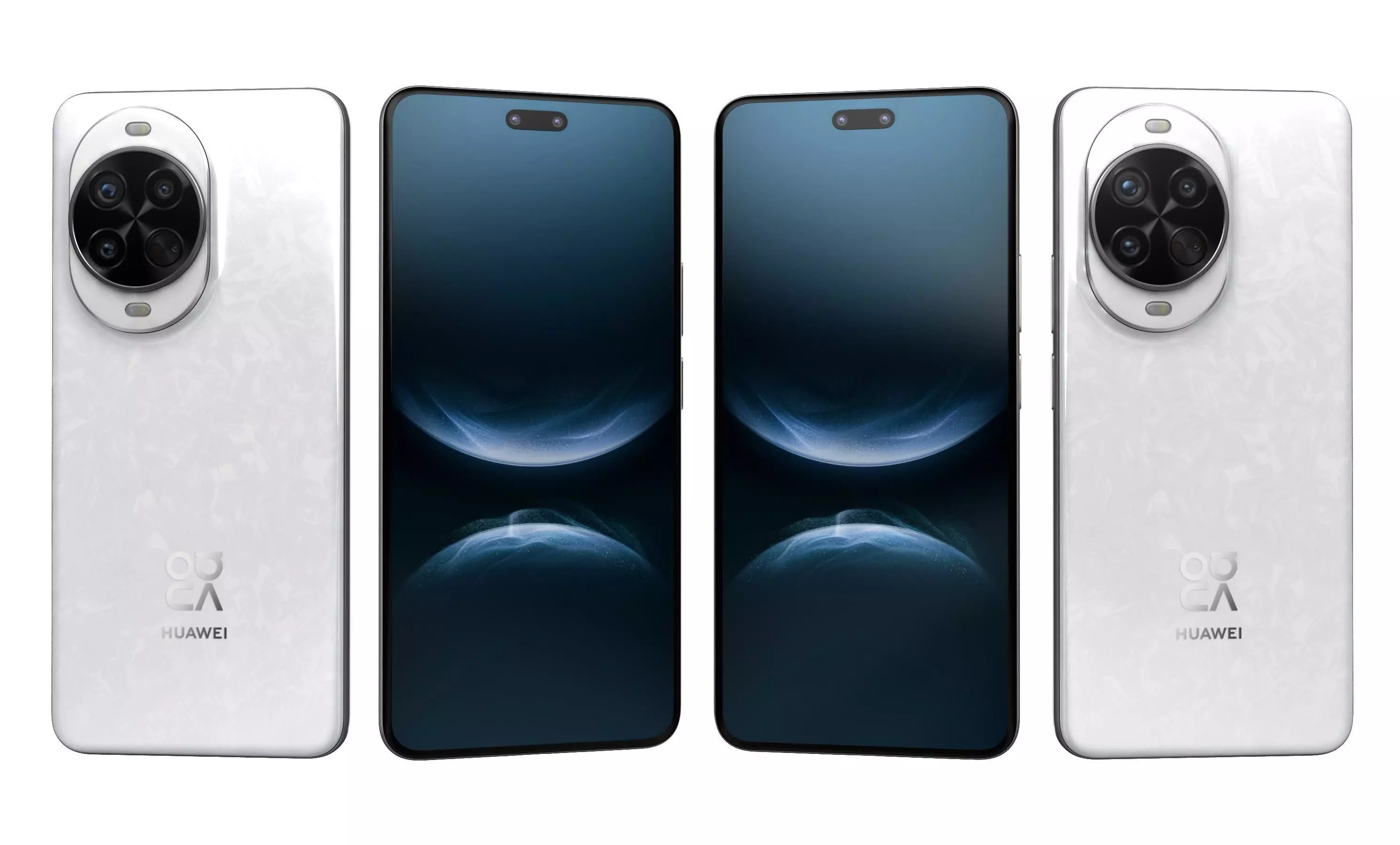 Huawei nova 14 Pro Frost White High Poly 3D model_26