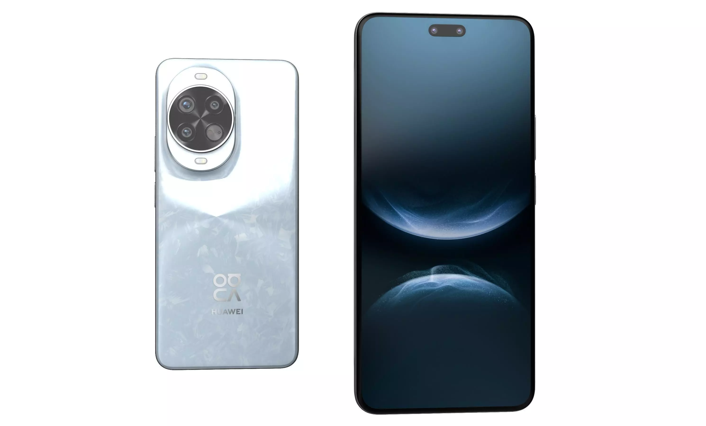 Huawei nova 14 Pro Ice Crystal Blue High Poly 3D model_12