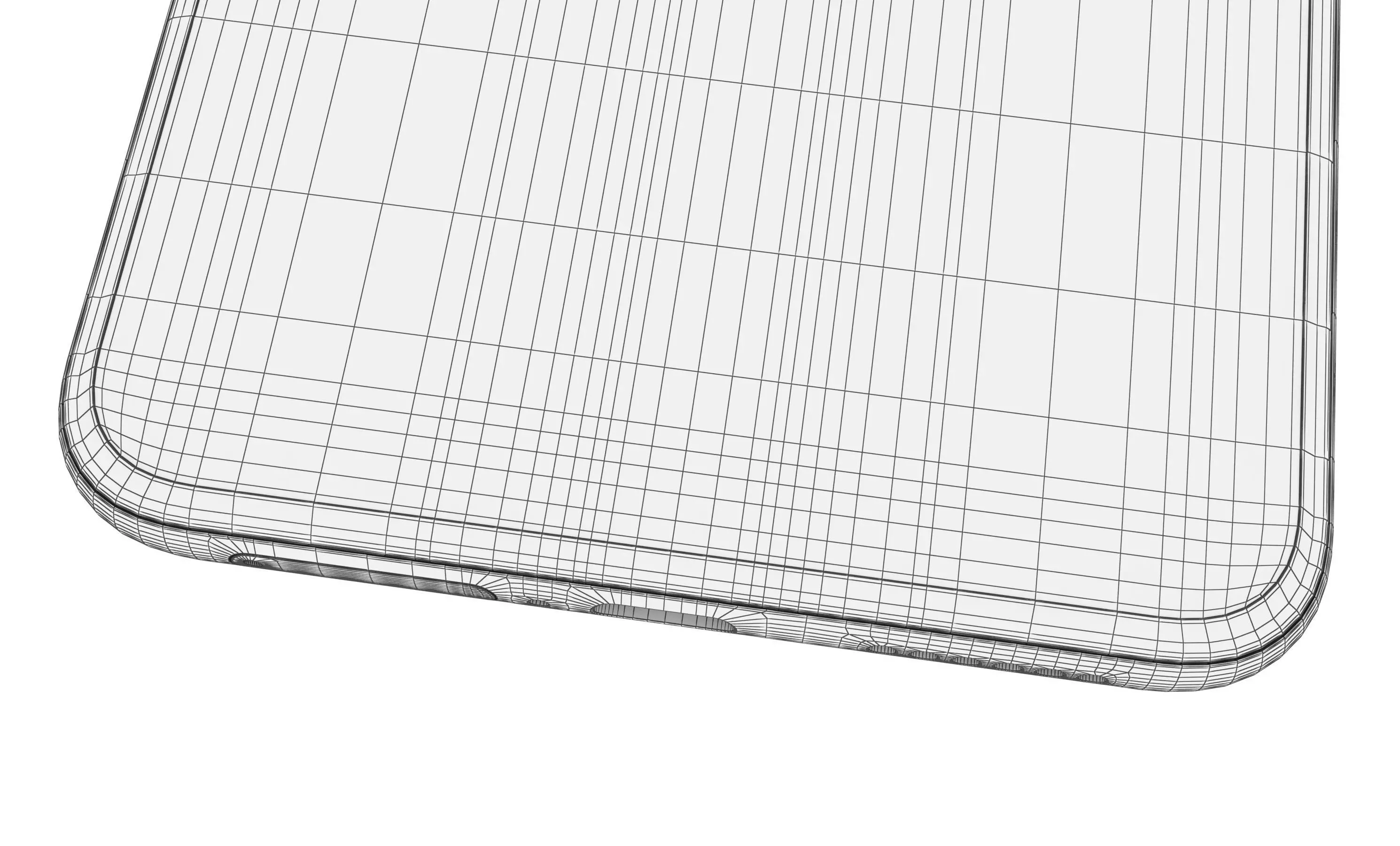 Huawei nova 14 Pro Ice Crystal Blue High Poly 3D model_29