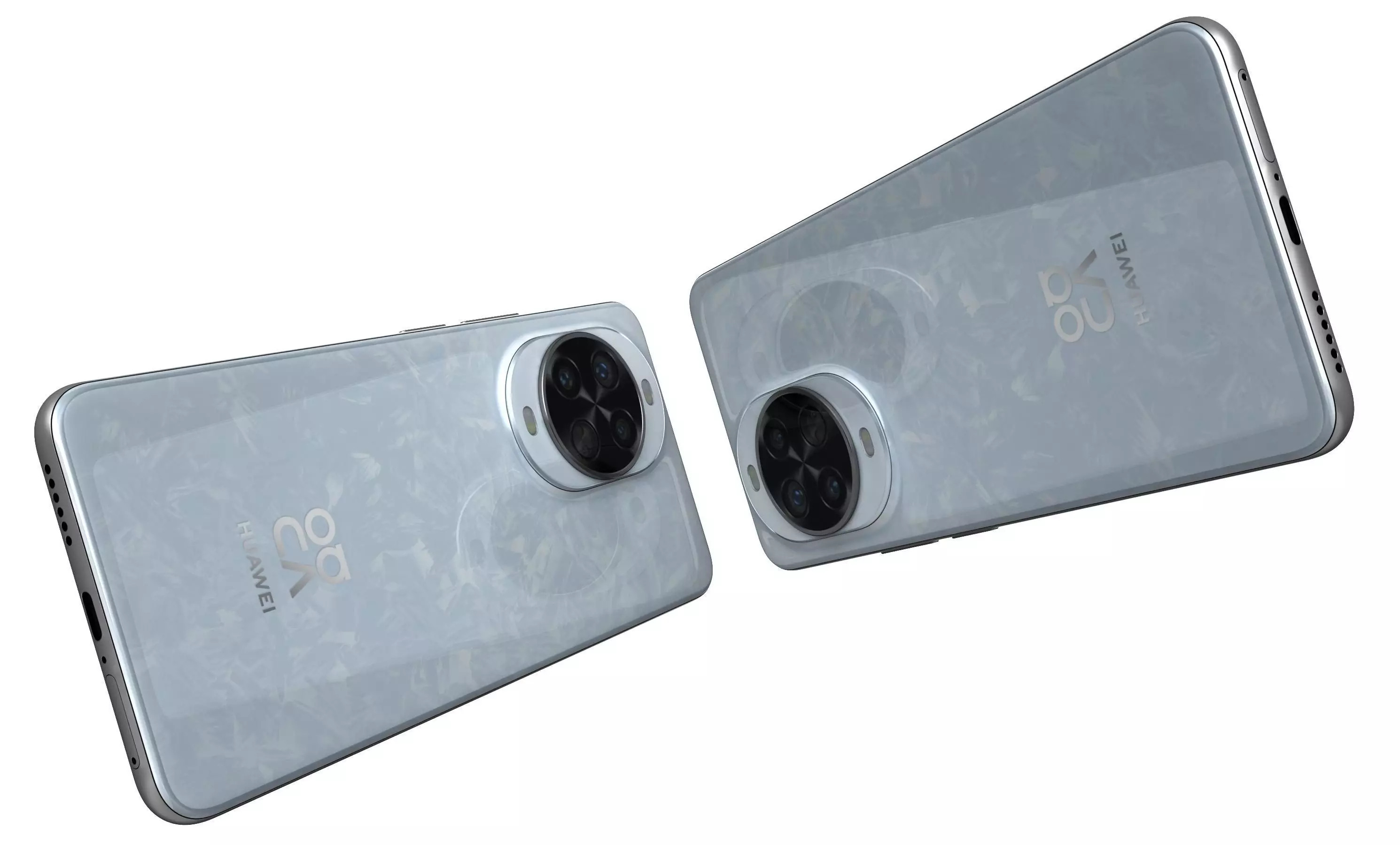 Huawei nova 14 Pro Ice Crystal Blue High Poly 3D model_8