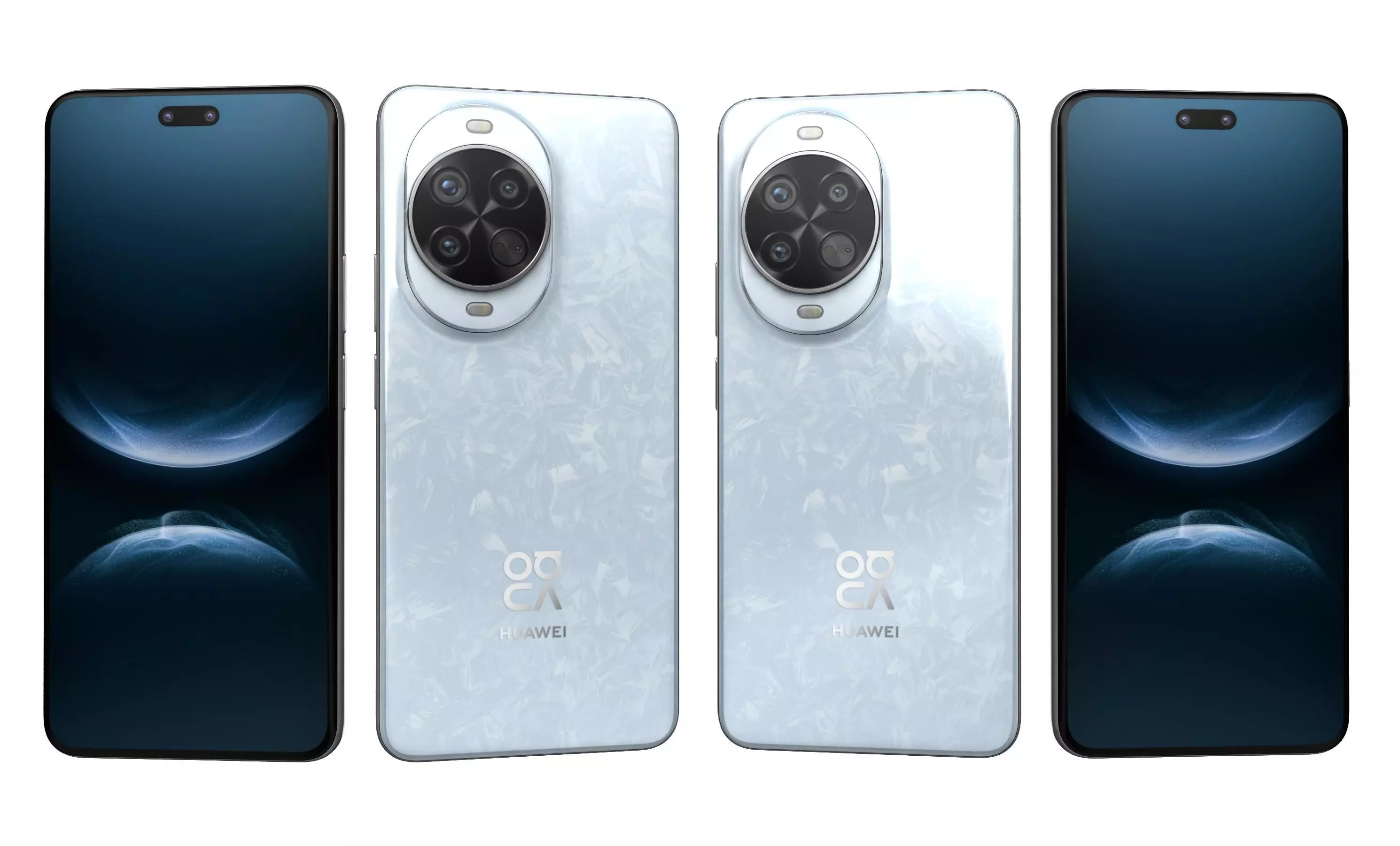 Huawei nova 14 Pro Ice Crystal Blue High Poly 3D model_13