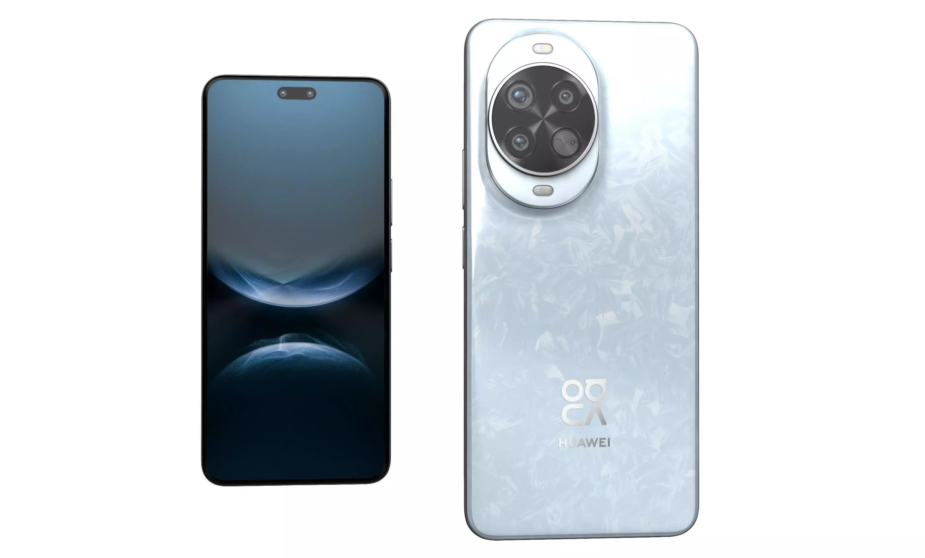 Huawei nova 14 Pro Ice Crystal Blue High Poly 3D model_15