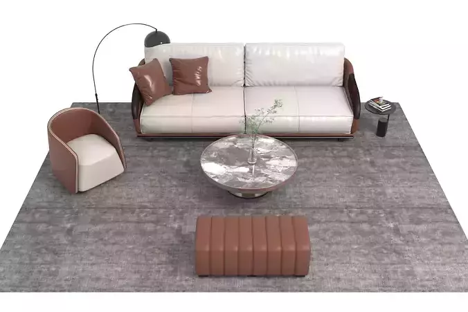 Leather sofa set05