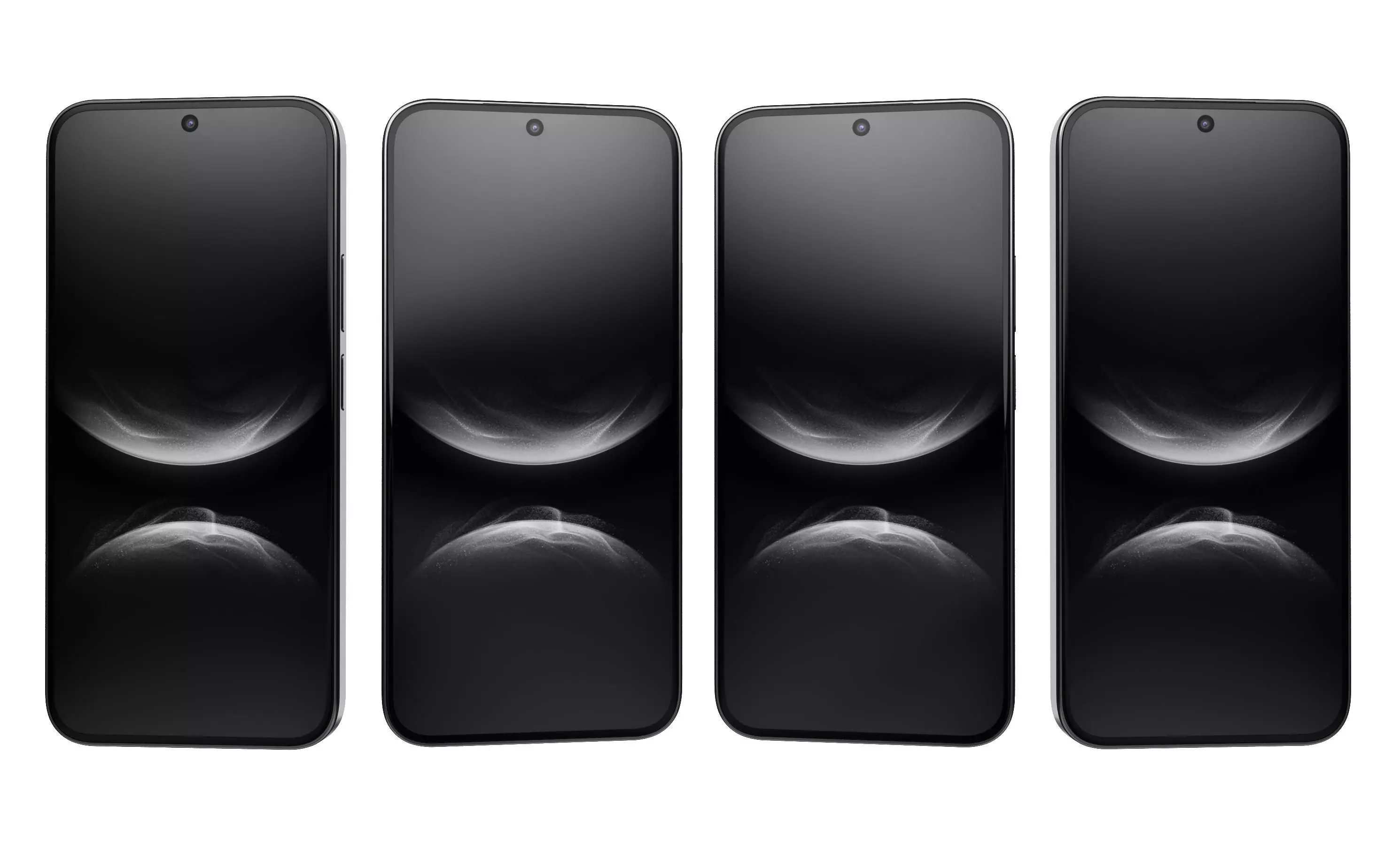 Huawei Nova 14 Feather sand black High Poly 3D model_10