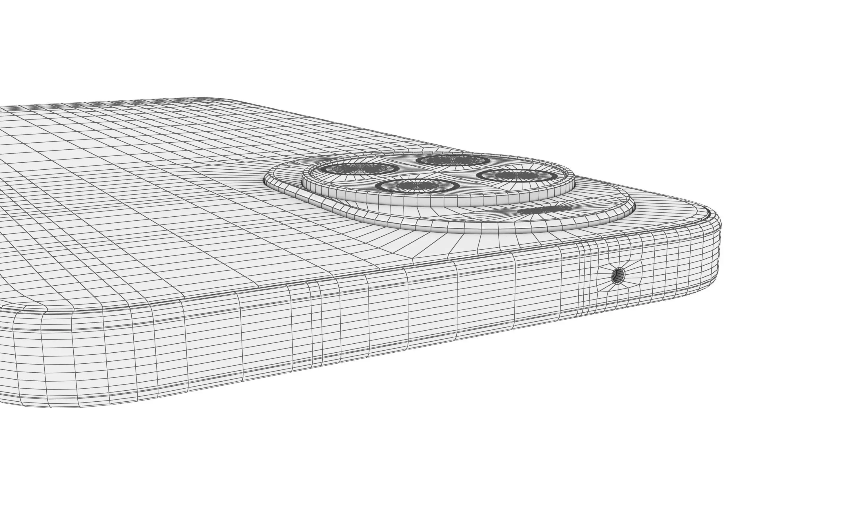 Huawei Nova 14 Feather sand black High Poly 3D model_15