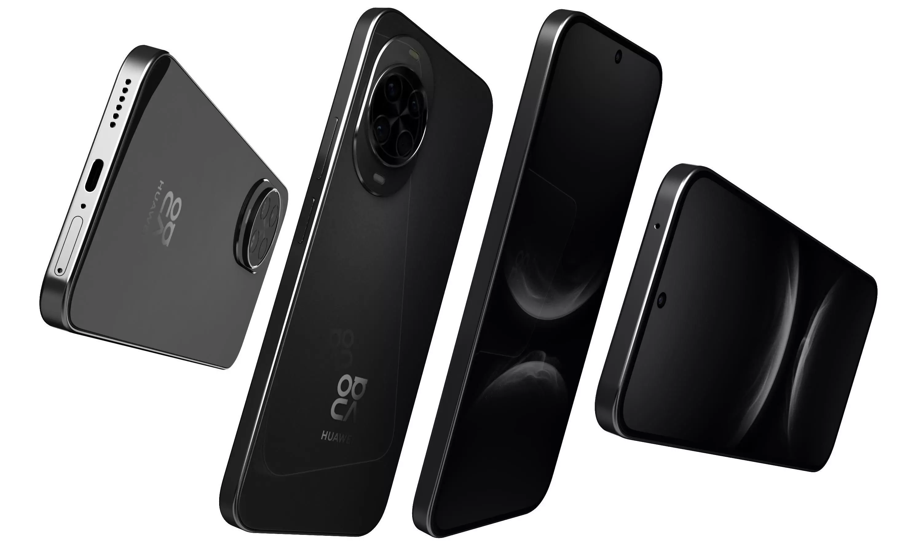 Huawei Nova 14 Feather sand black High Poly 3D model_18