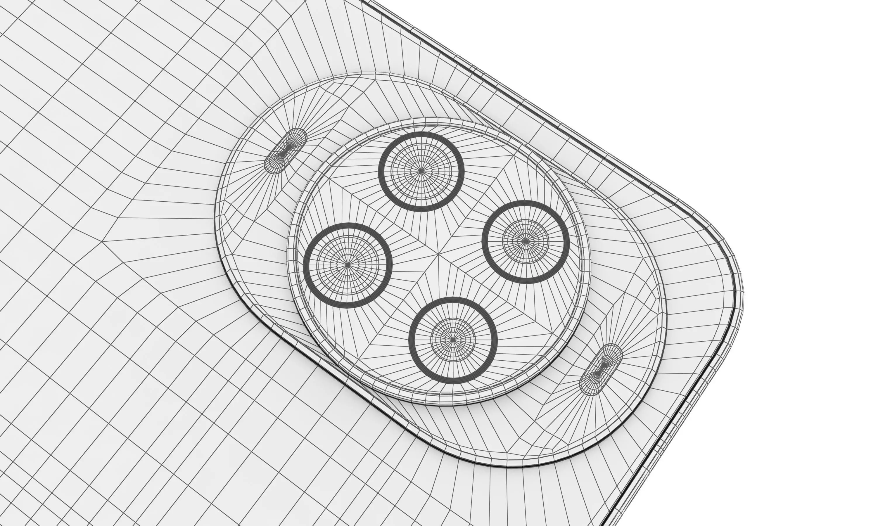 Huawei Nova 14 Feather sand black High Poly 3D model_29