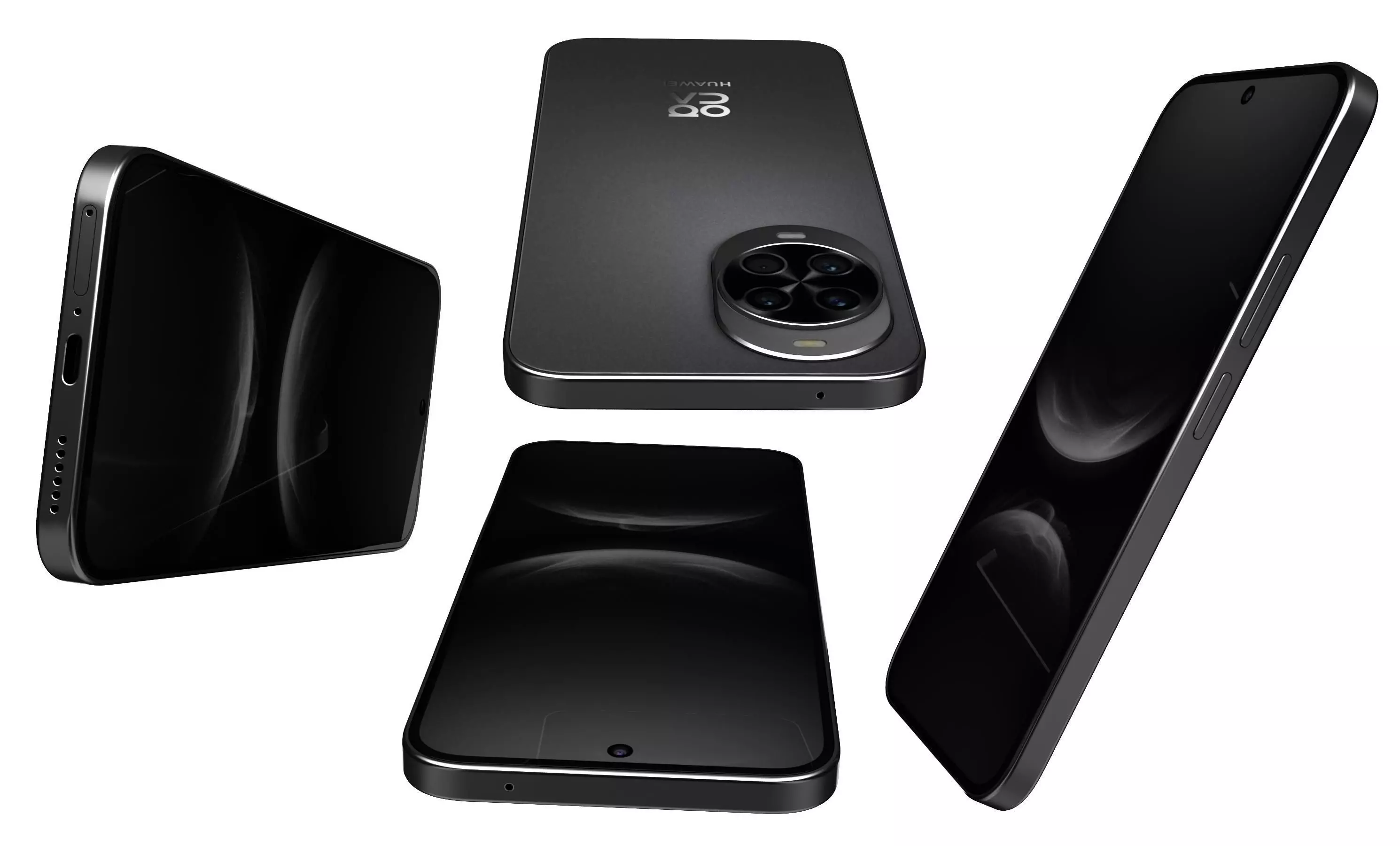 Huawei Nova 14 Feather sand black High Poly 3D model_20