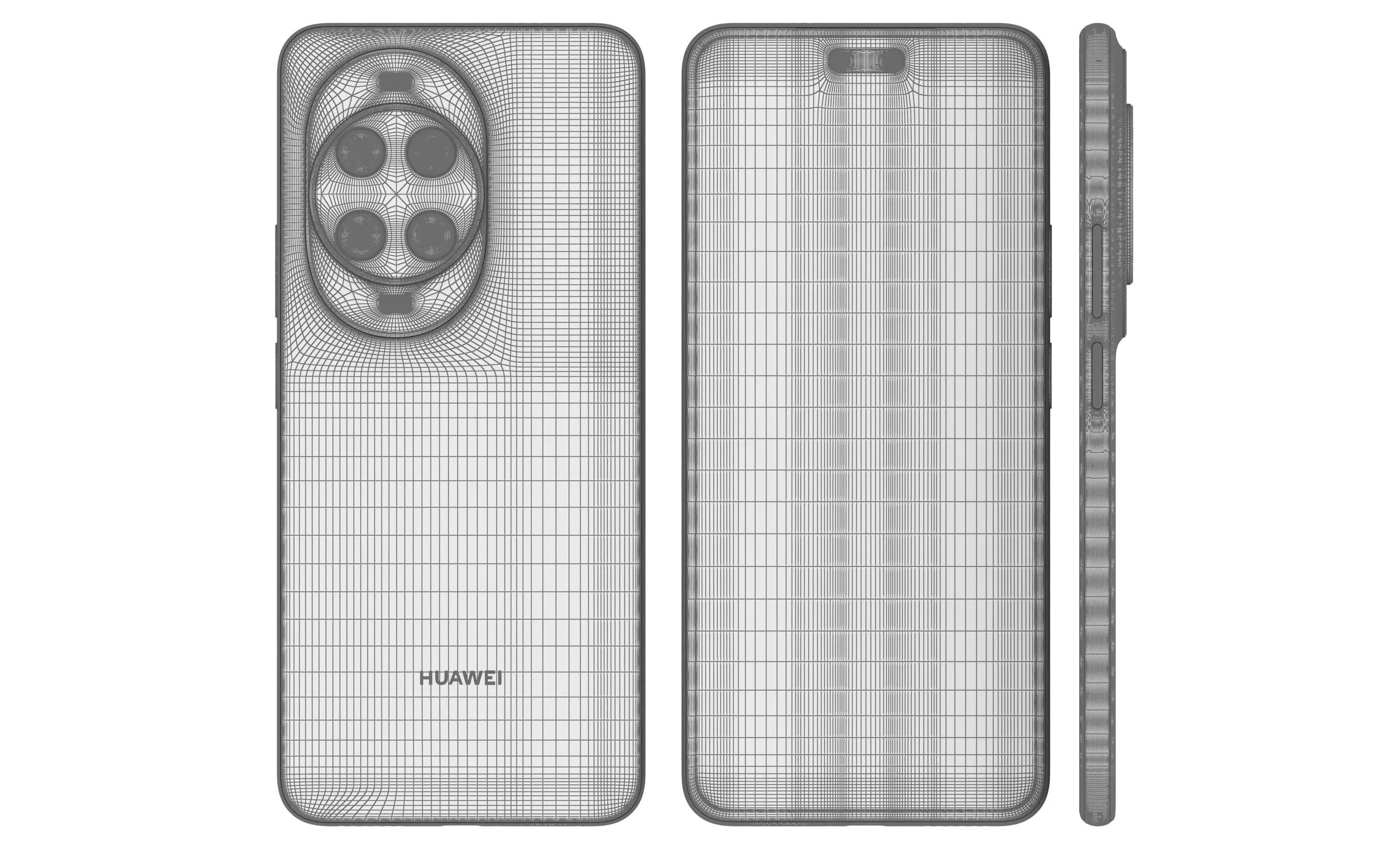 Huawei nova 14 Ultra All Colors High Poly 3D model_14