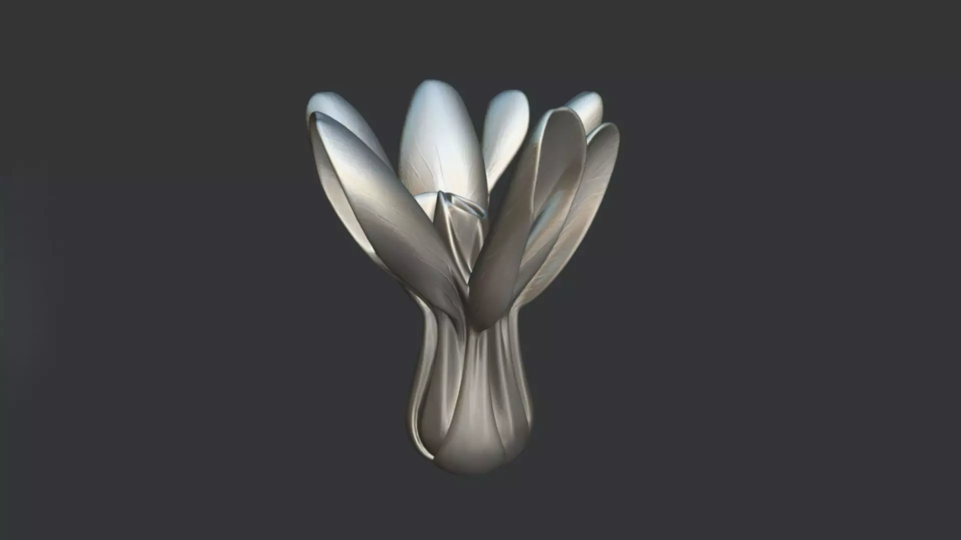 Bok Choy 3D model_1