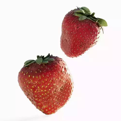 Scanned Strawberry Berry