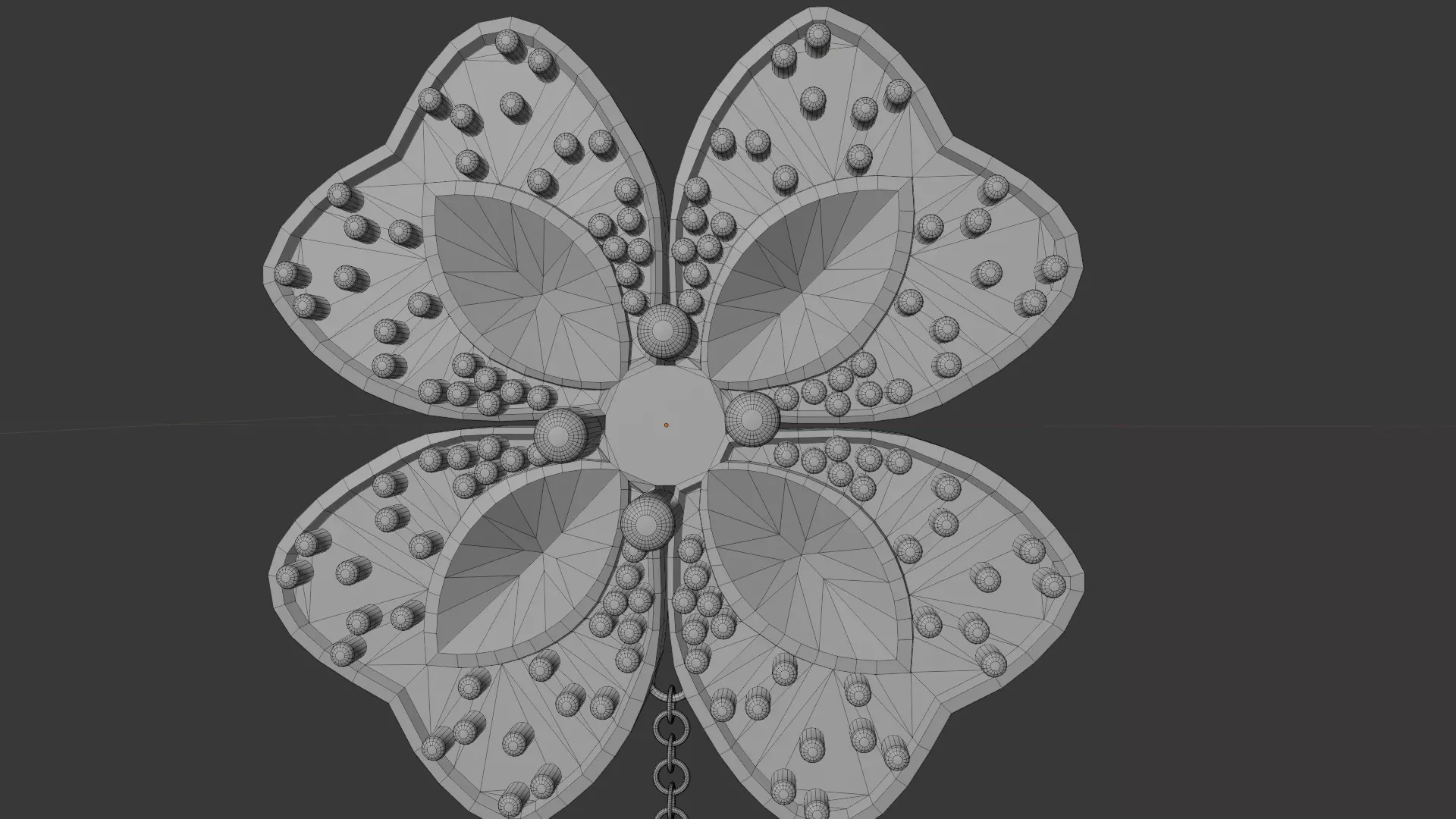 3D Print Ready Earring  And Pendant Set -2  Handmade Gift DIY 3D print model_12