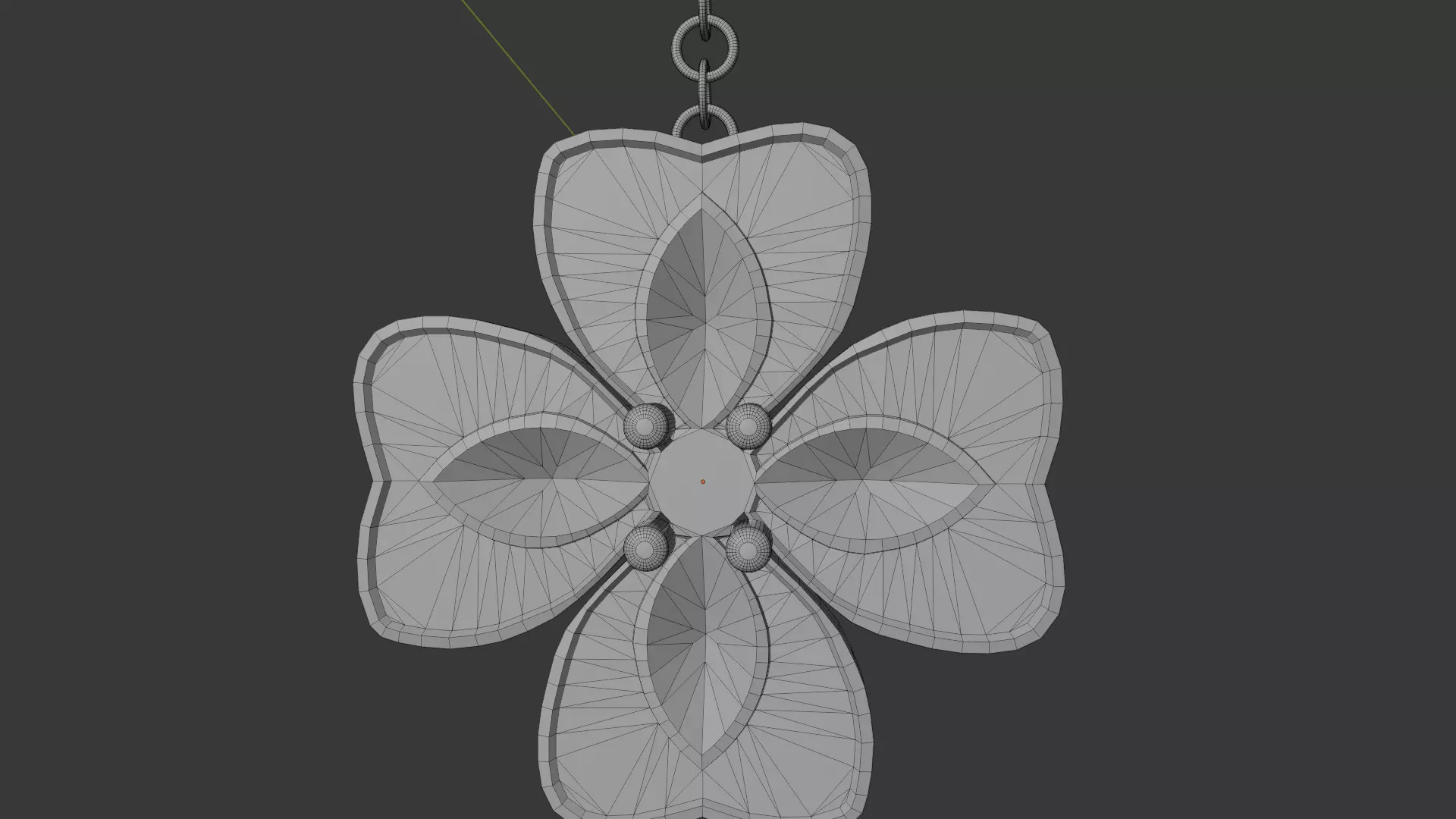 3D Print Ready Earring  And Pendant Set -2  Handmade Gift DIY 3D print model_13