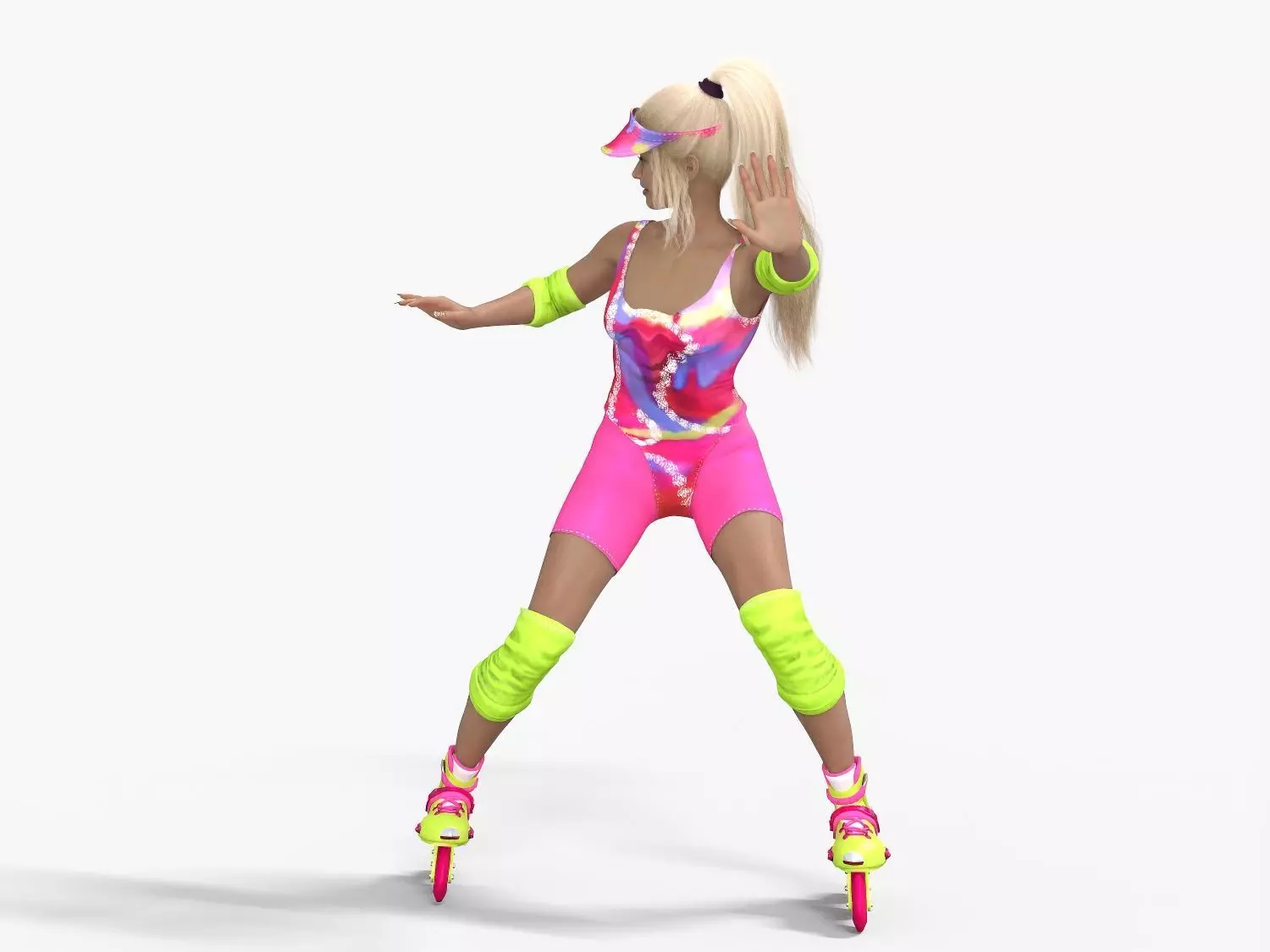 Barbie Pack  Low-poly 3D model_13