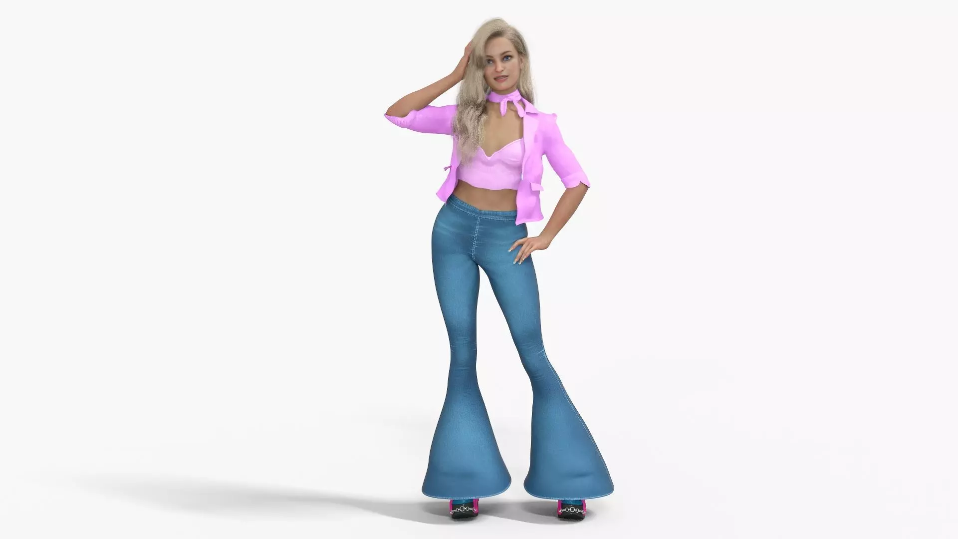 Barbie Pack  Low-poly 3D model_15