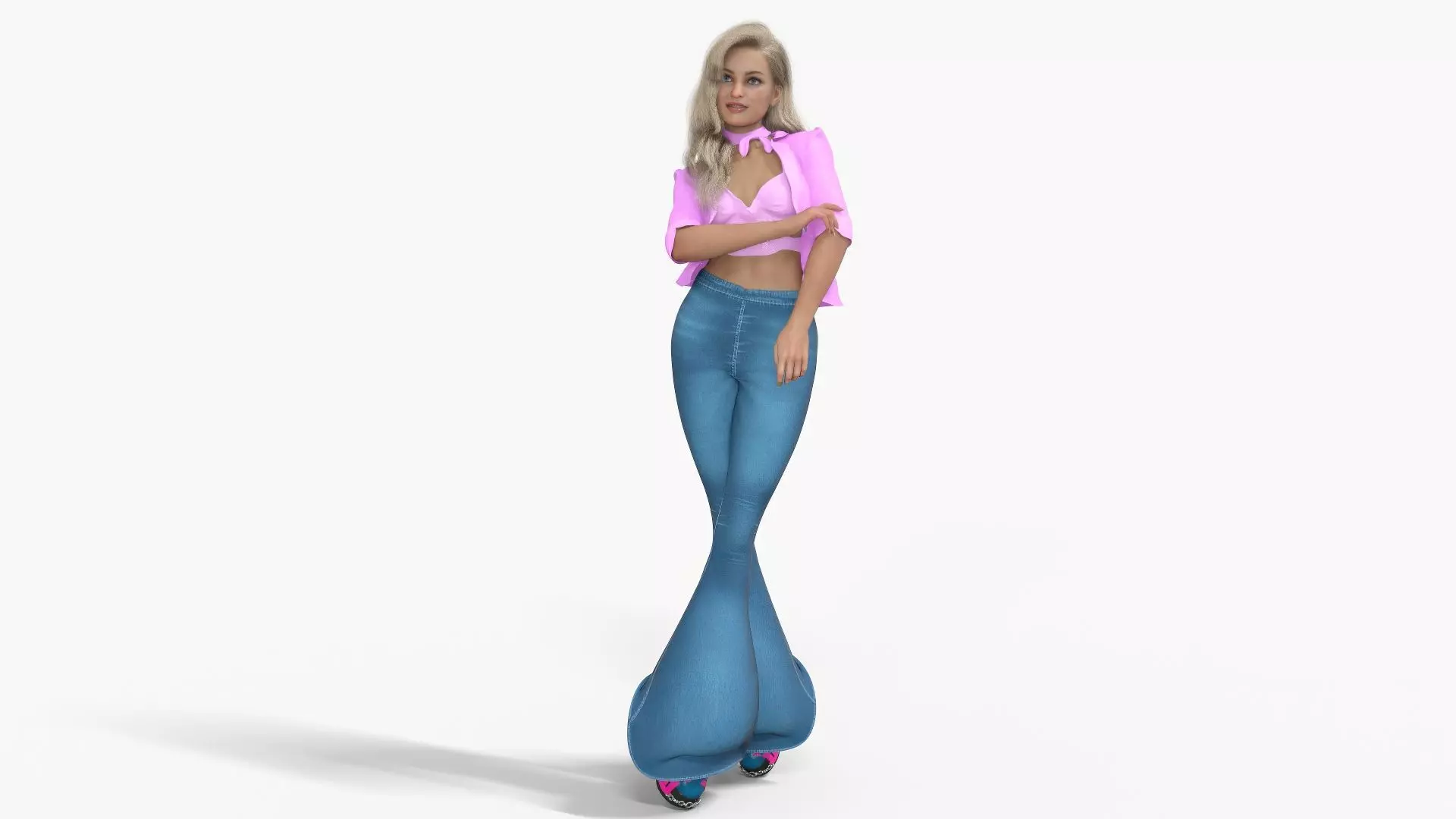 Barbie Pack  Low-poly 3D model_10