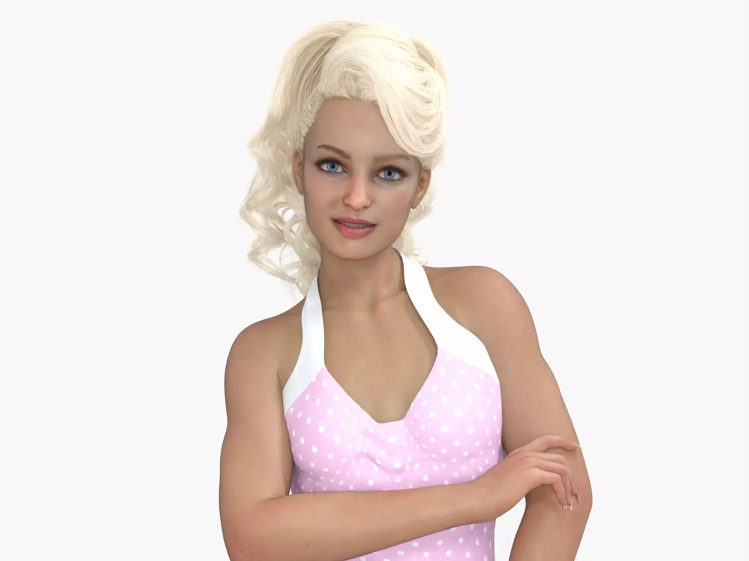 Barbie Pack  Low-poly 3D model_2