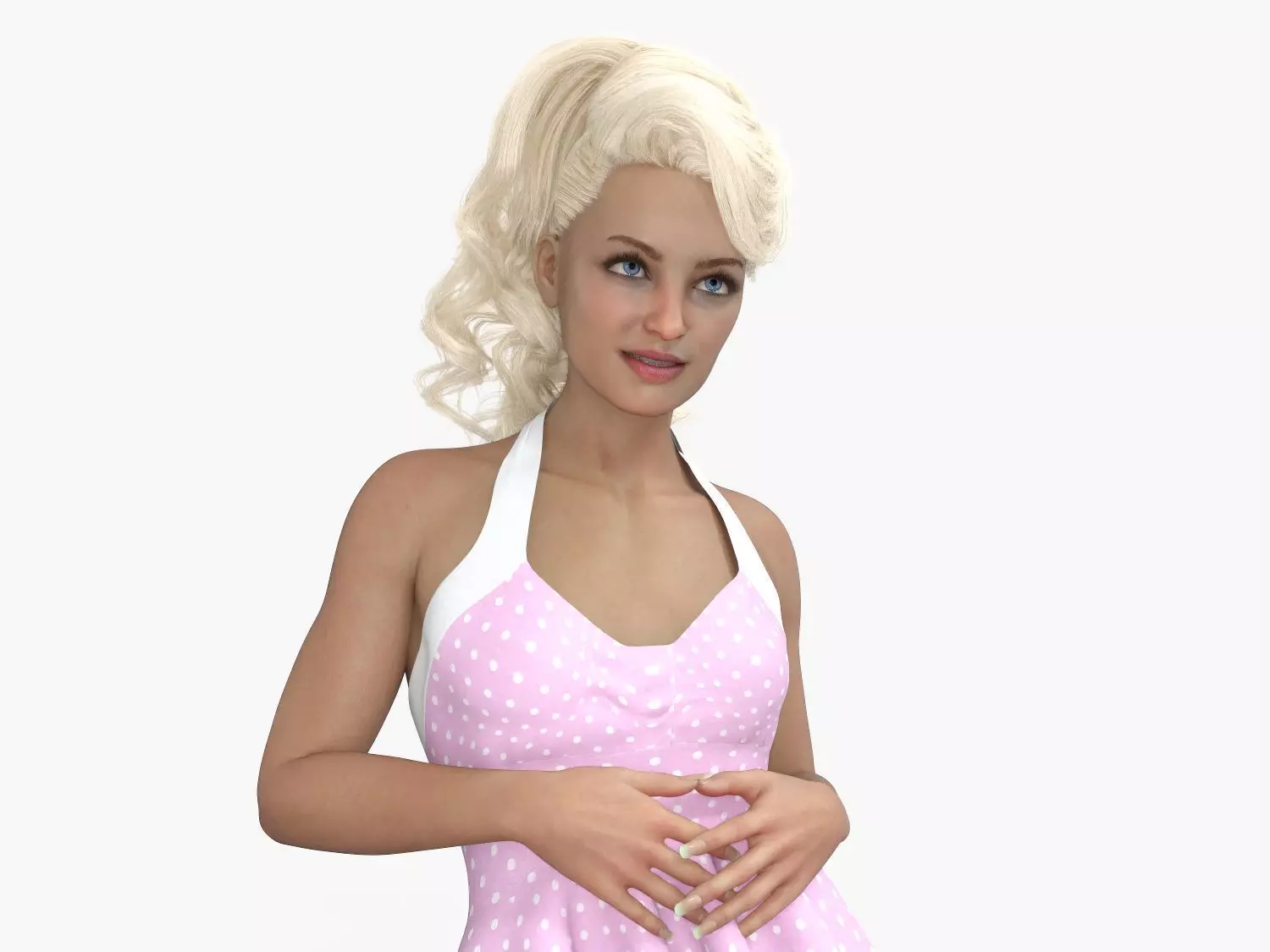 Barbie Pack  Low-poly 3D model_14