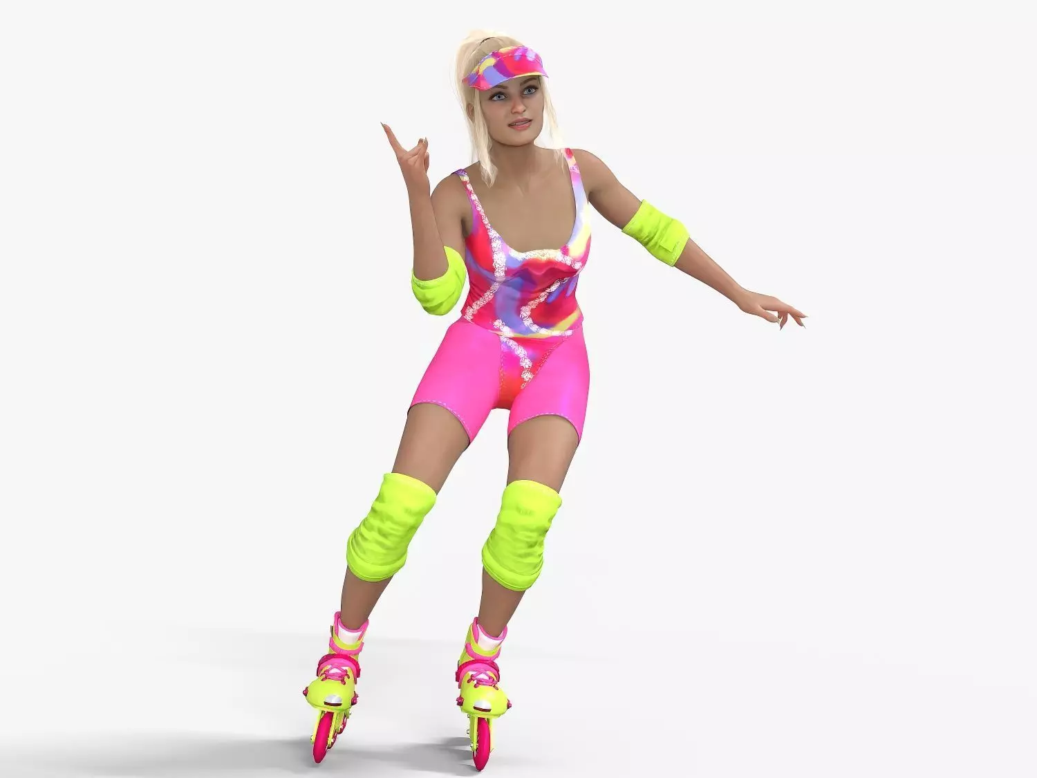 Barbie Pack  Low-poly 3D model_21