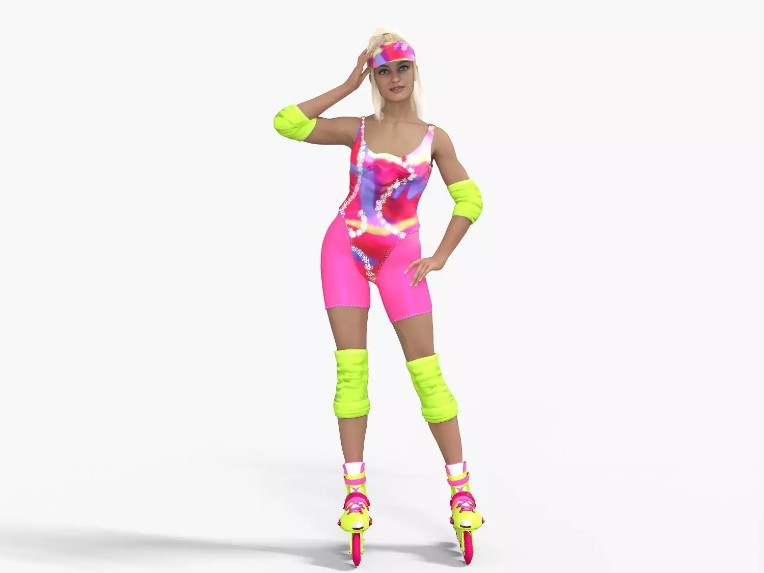 Barbie Pack  Low-poly 3D model_6