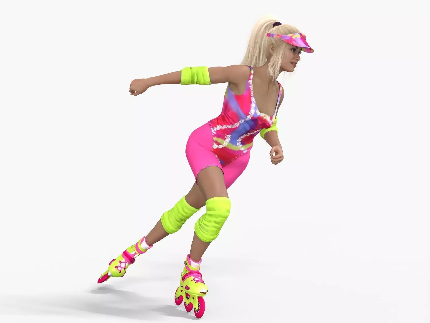 Barbie Pack  Low-poly 3D model_9