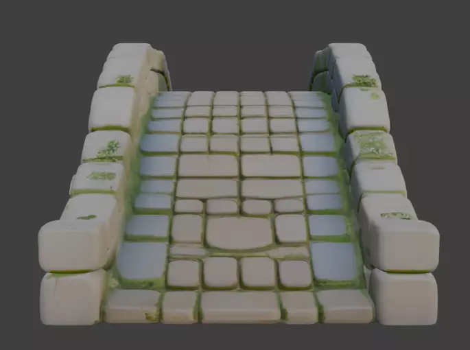 Stone Bridge 3d Model 3D model_3