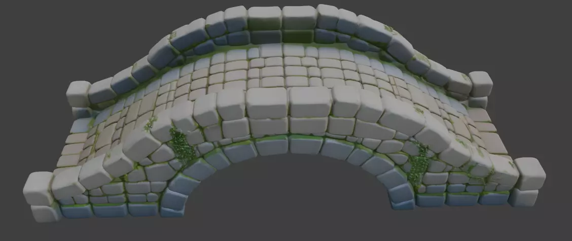 Stone Bridge 3d Model 3D model_1
