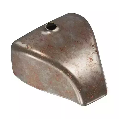 Rusty Steel Bike Fuel Tank