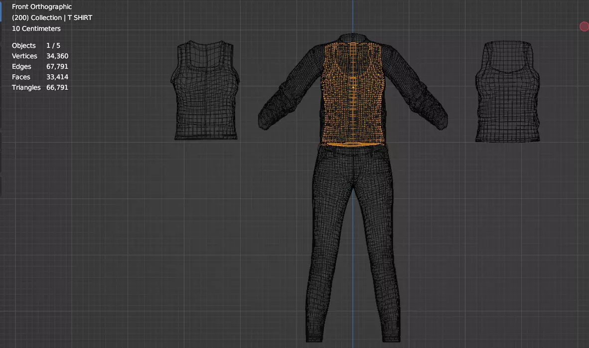 clothes 3D model_8