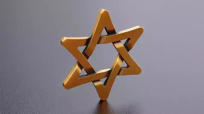 Six Pointed Star Knot Pendant