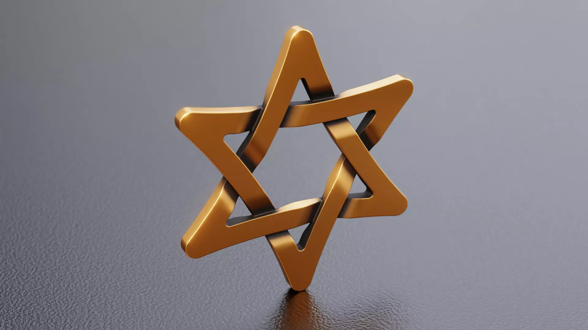 Six Pointed Star Knot Pendant 3D print model_0