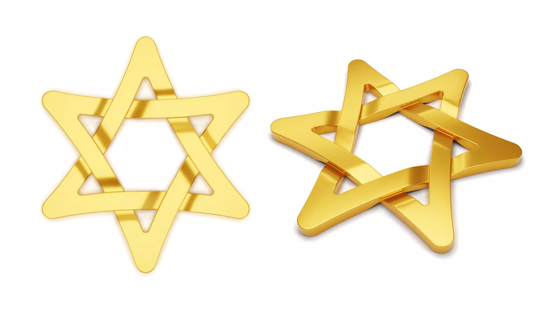 Six Pointed Star Knot Pendant 3D print model_1