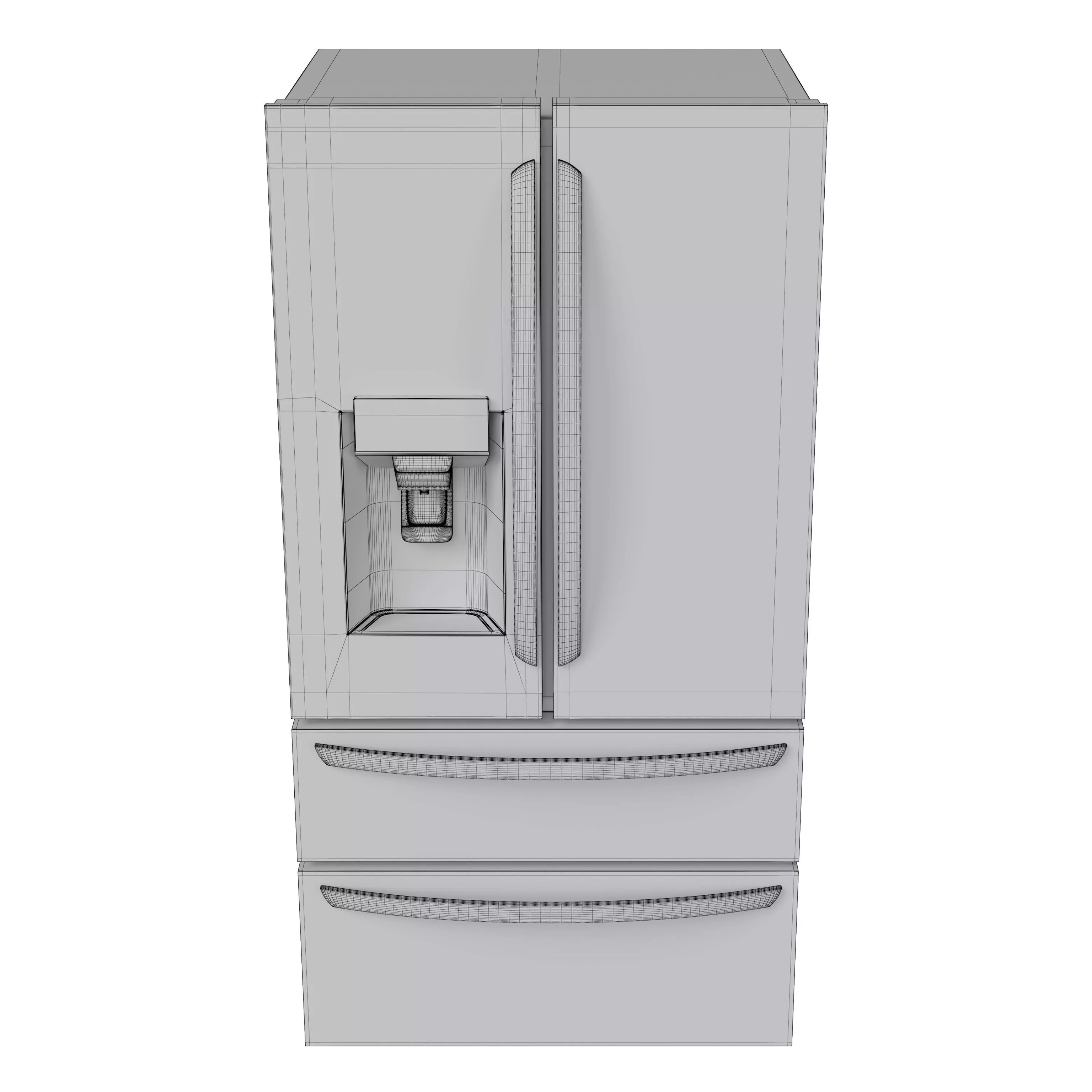 LG Refrigerator Collection 3D model_7