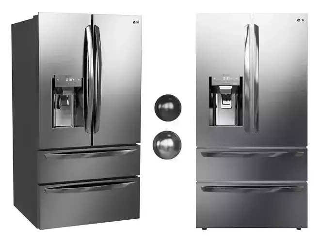 LG Refrigerator Collection 3D model