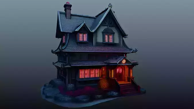 Mediaval fantasy house