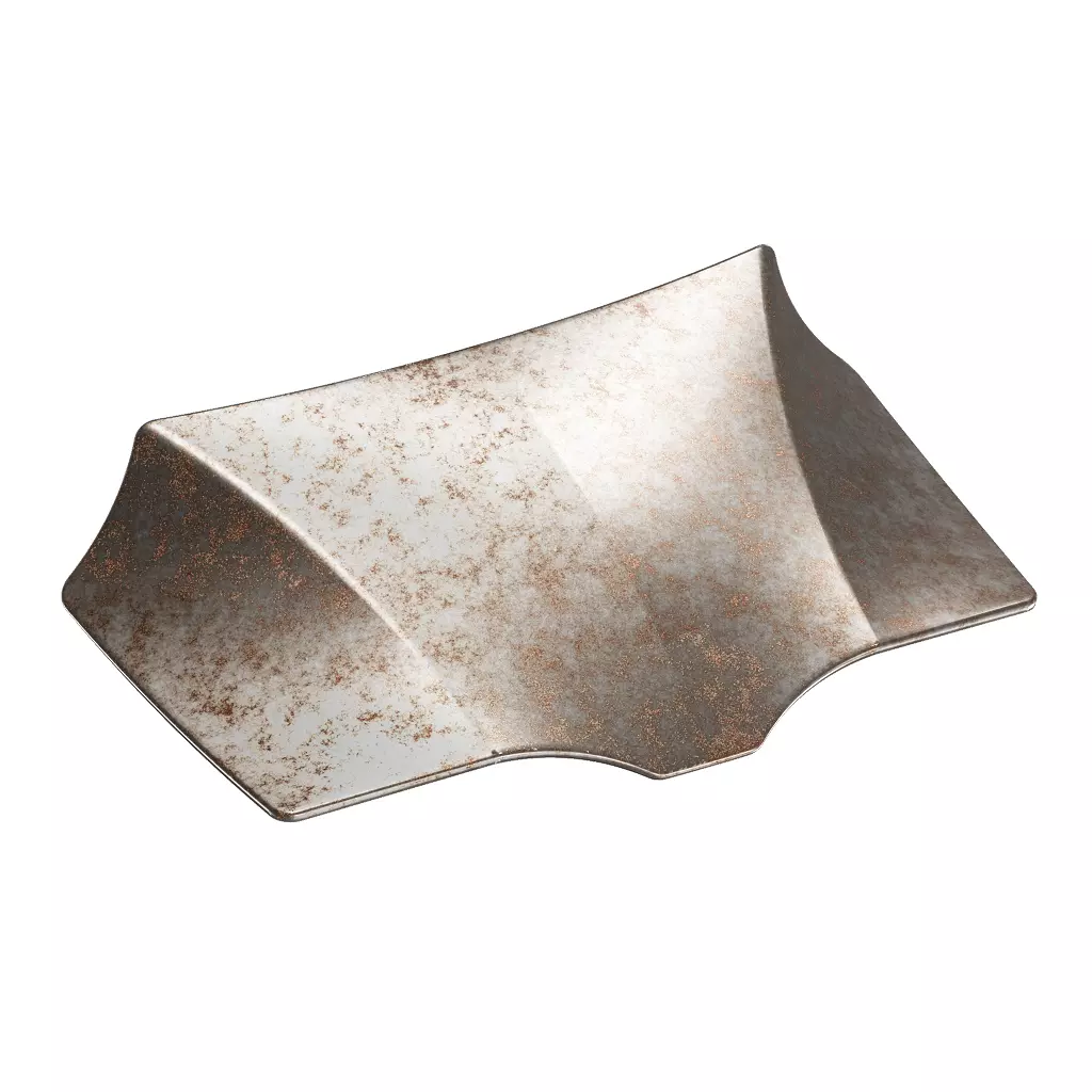 Rusty Steel Car Bonnet 3D model_1