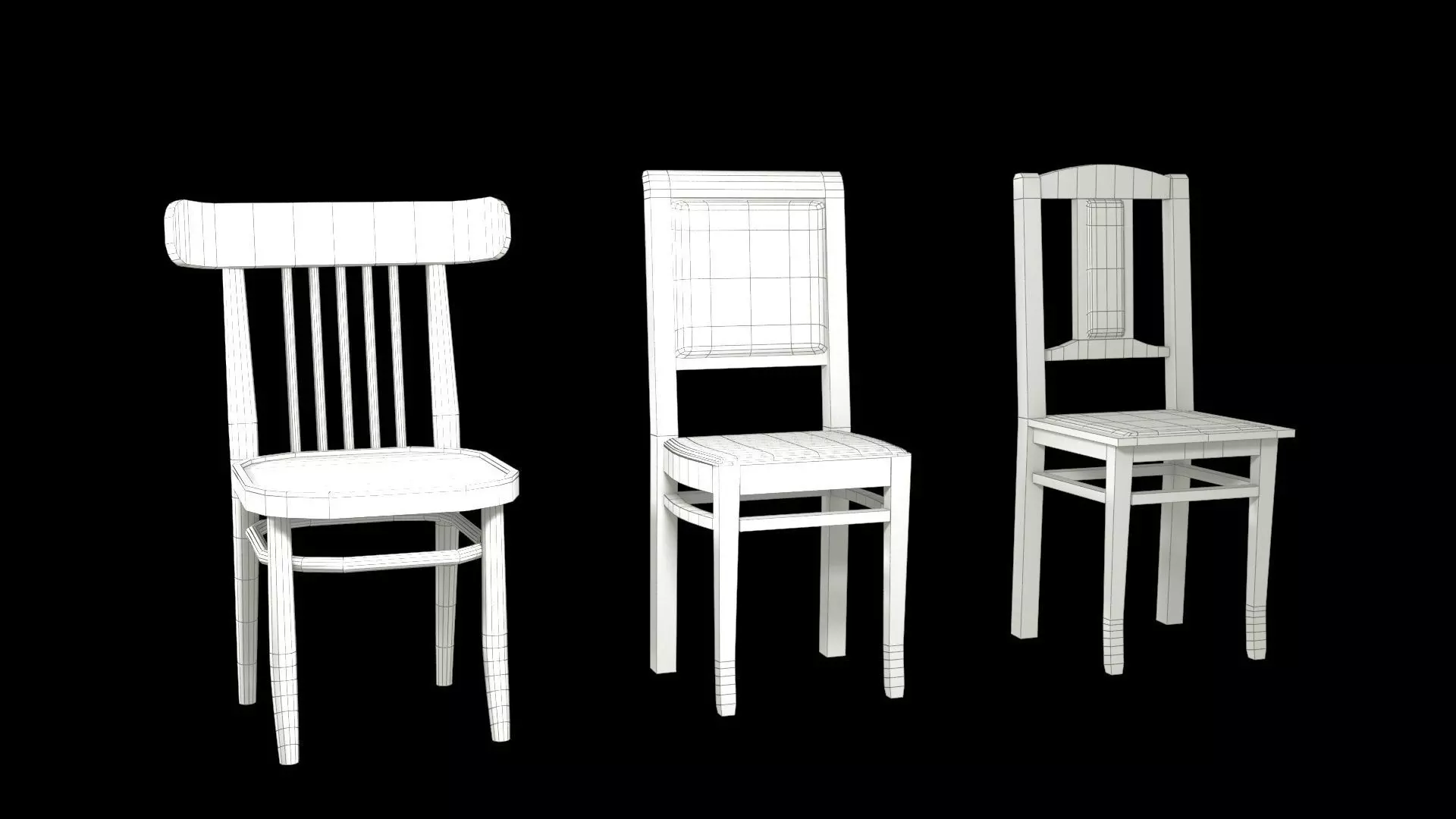 chair classic 3D model_10
