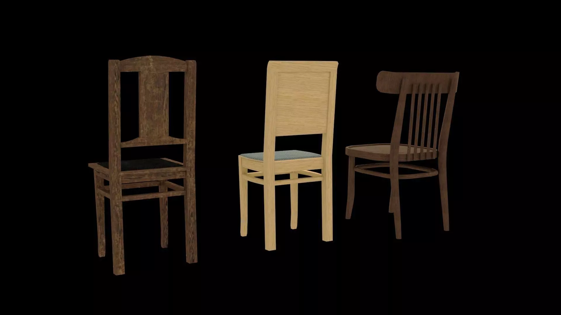 chair classic 3D model_9