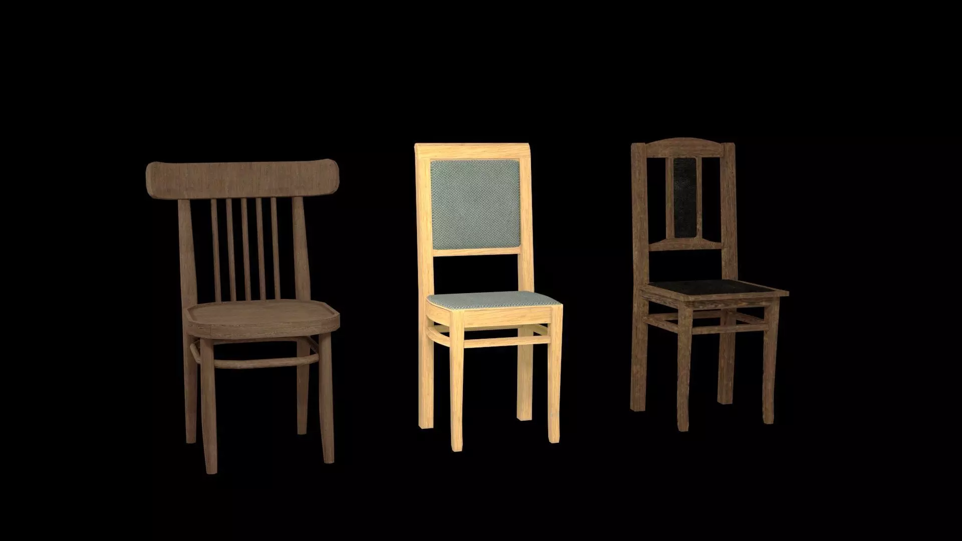 chair classic 3D model_0
