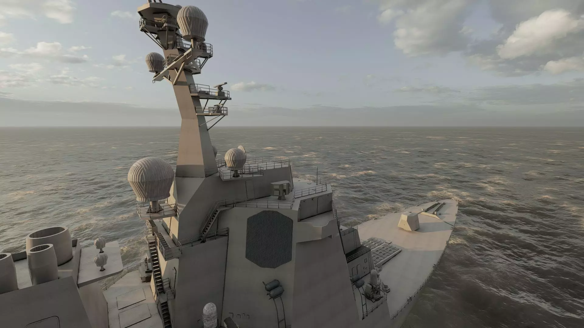 US NAVY USSN DESTROYER 3D model_20