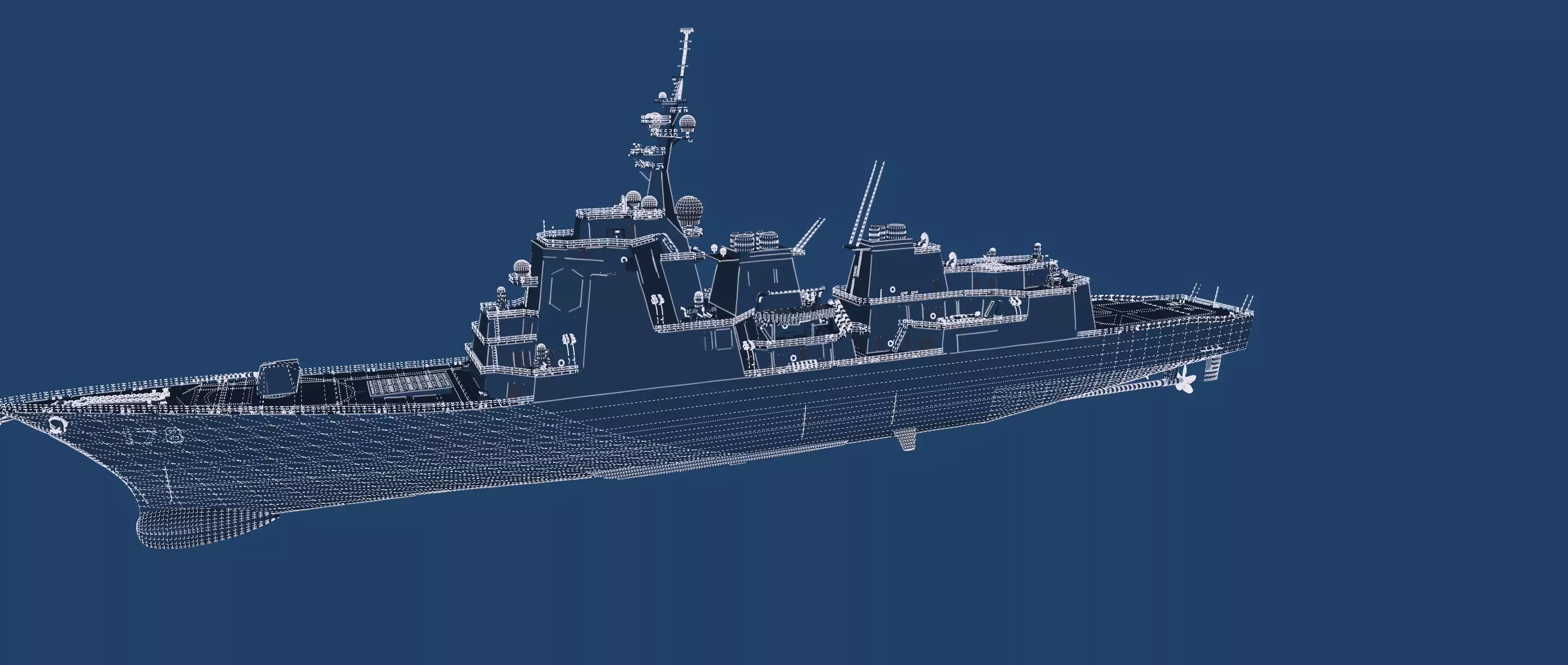 US NAVY USSN DESTROYER 3D model_46