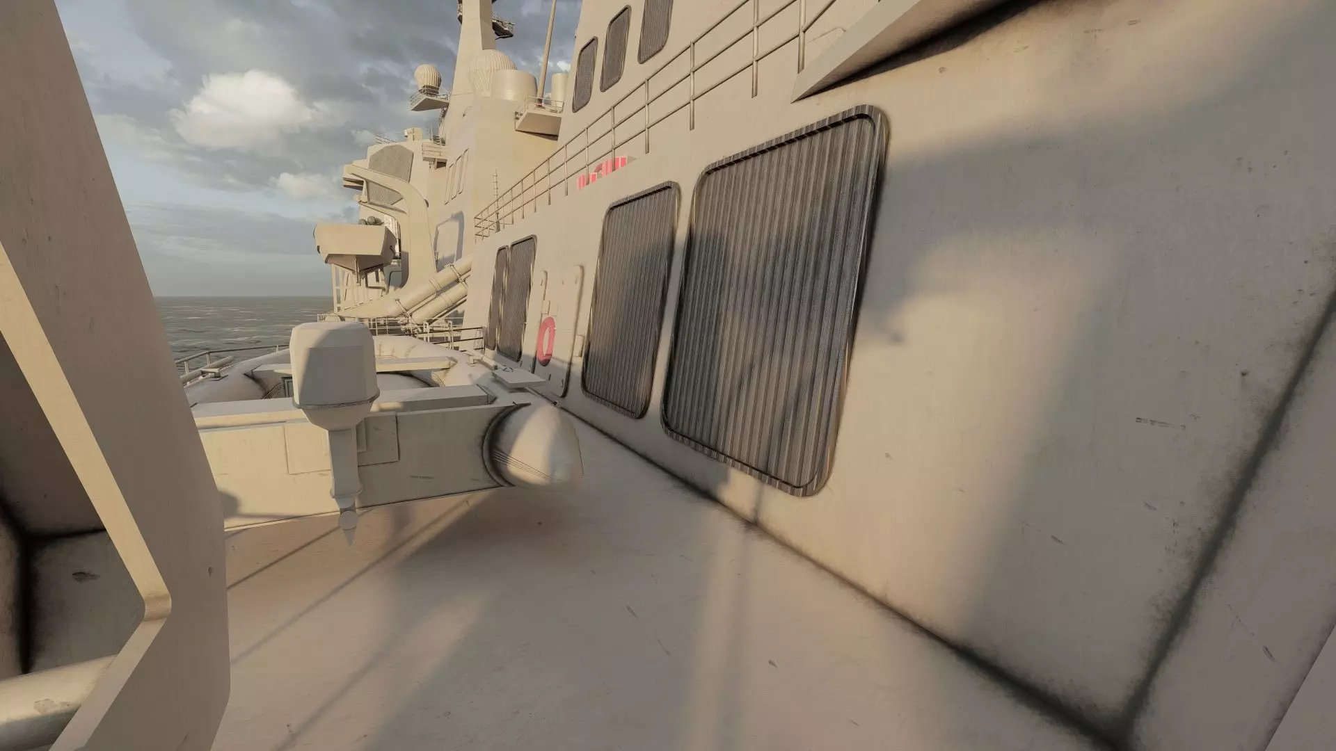 US NAVY USSN DESTROYER 3D model_35