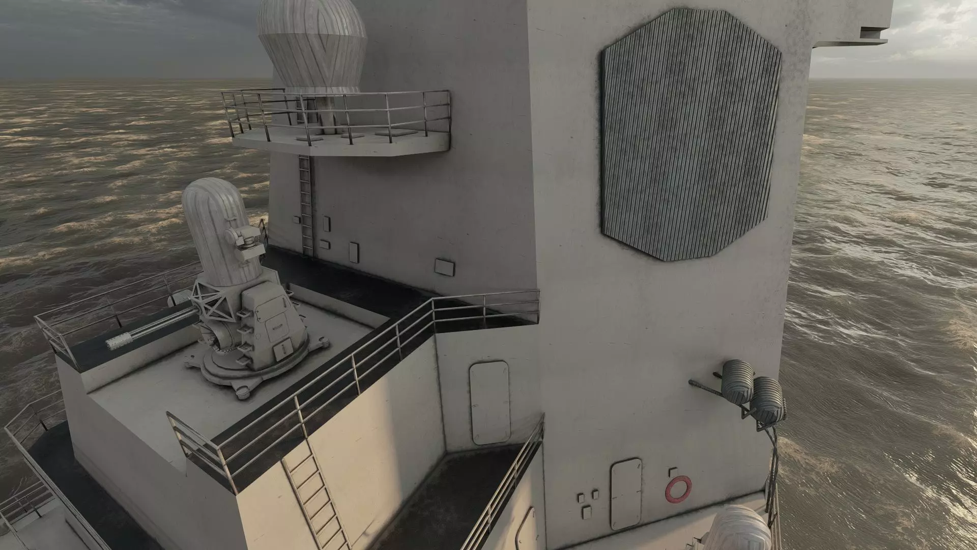 US NAVY USSN DESTROYER 3D model_24