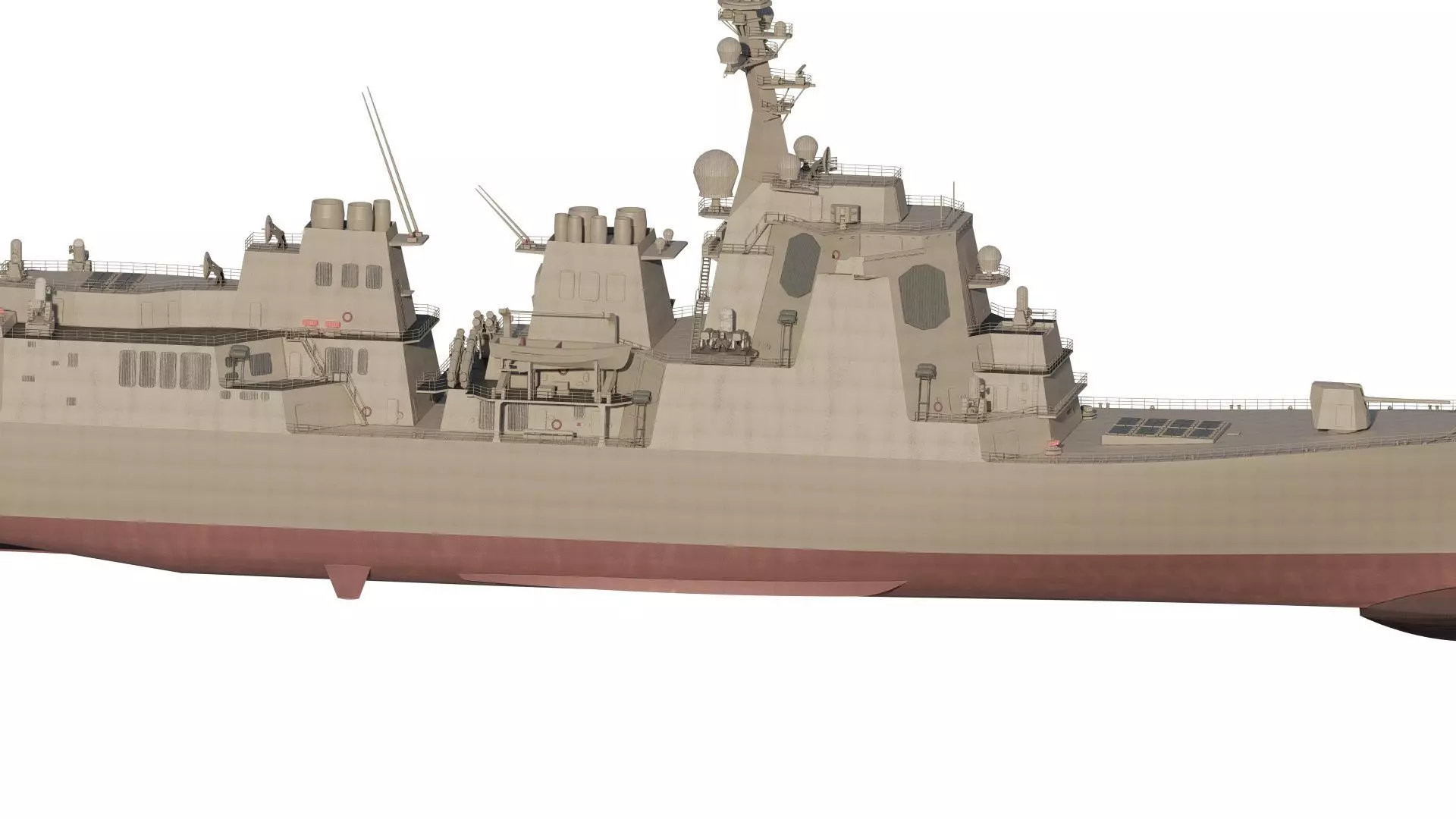 US NAVY USSN DESTROYER 3D model_3